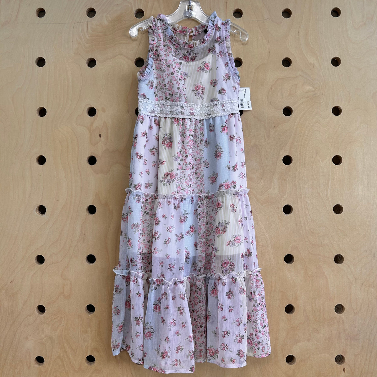 Pastel Floral Mixed Print Dress