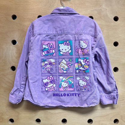 Lavender 'Happiness Overload' Button Up