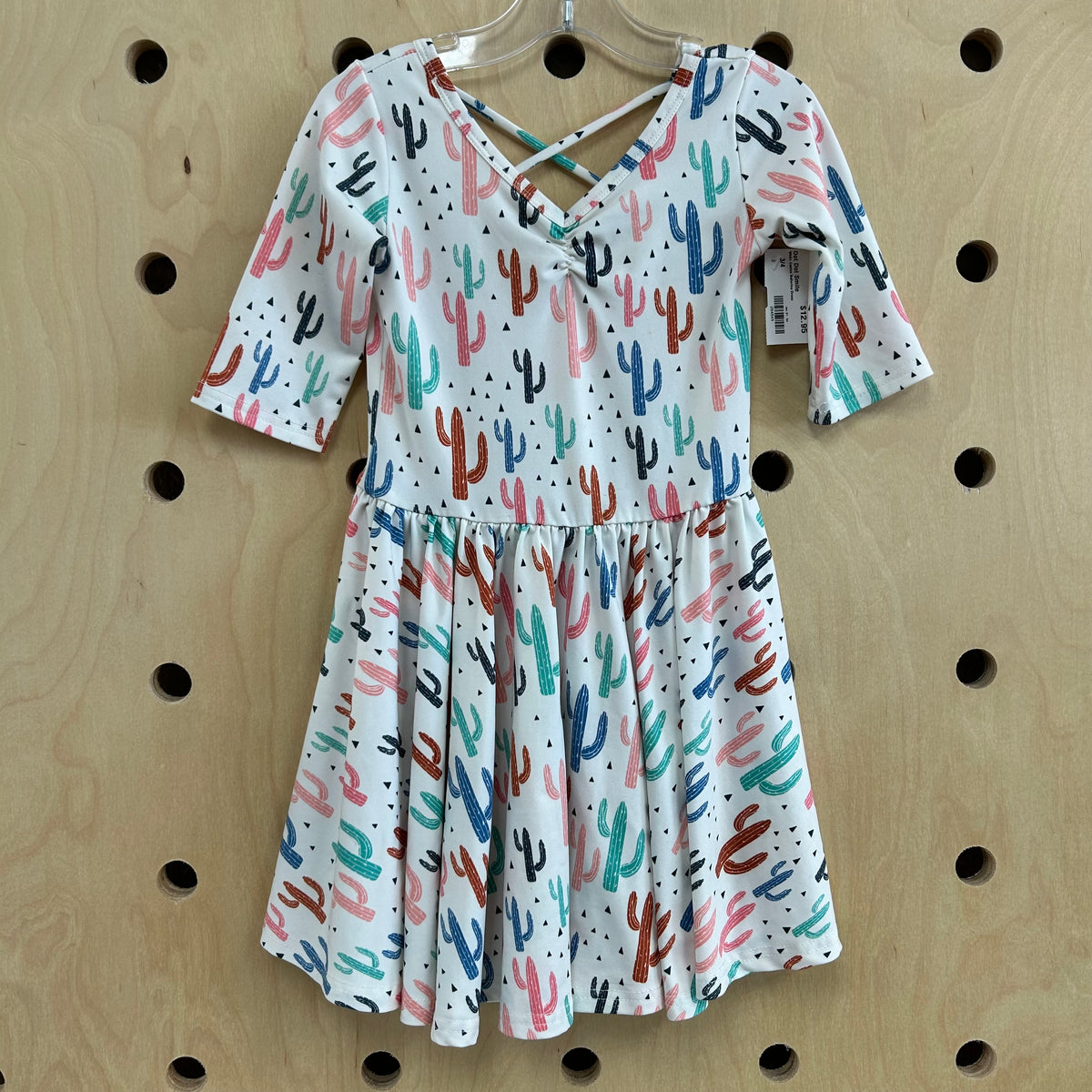 White Cactus Ballerina Dress