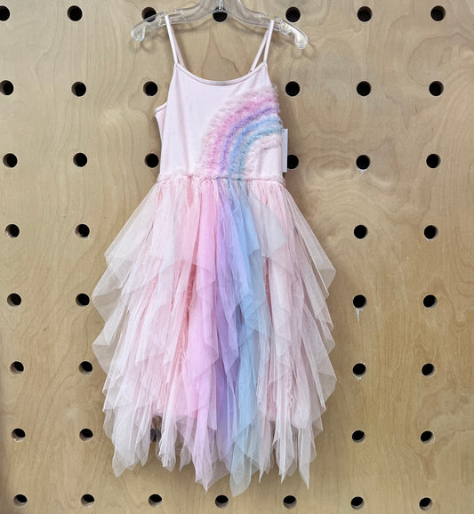 Pink Pastel Rainbow Tulle Dress
