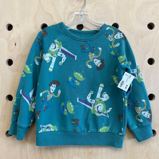 Green Toy Story Pullover