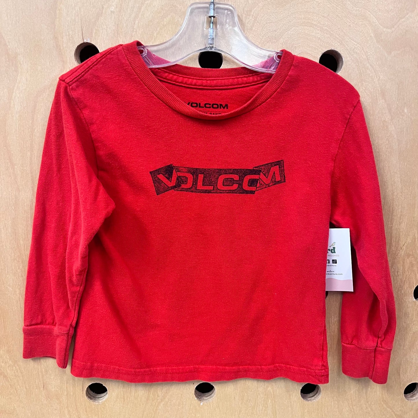 Red Long Sleeve Tee