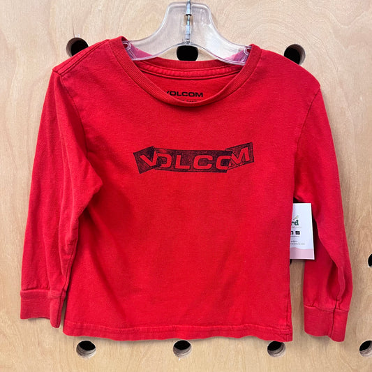 Red Long Sleeve Tee