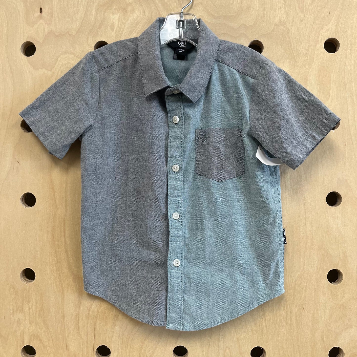 Blue & Grey Button Up Shirt