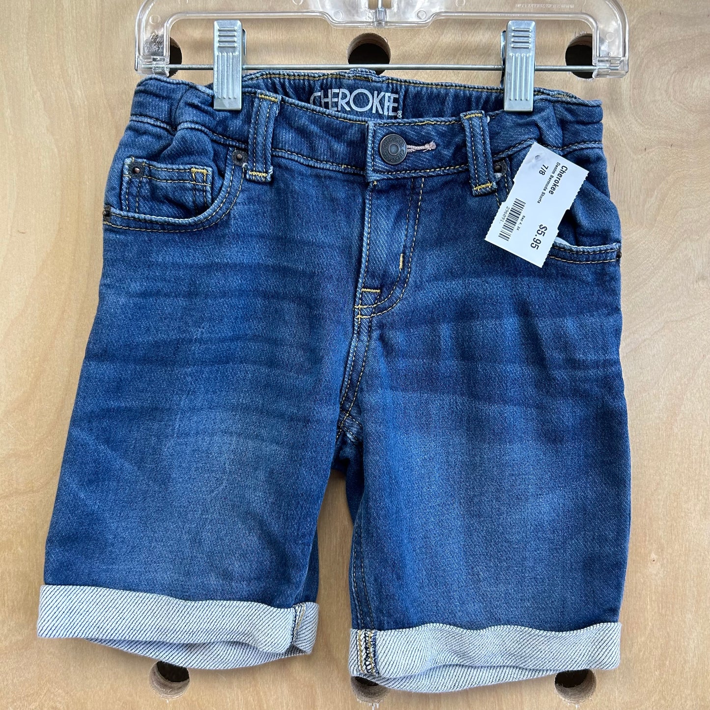 Denim Bermuda Shorts