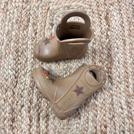 Umber Handle It Western Rain Boots