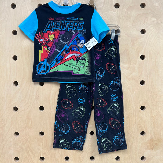 Black & Blue Avengers Pajamas