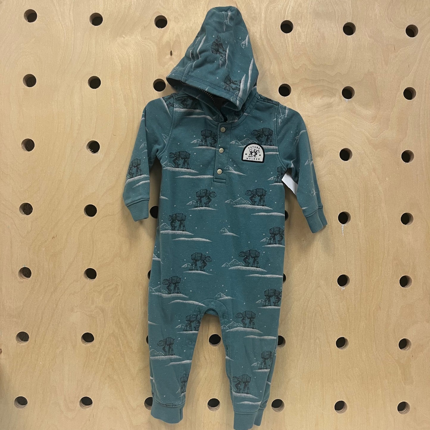 Blue Star Wars Hoodie Romper