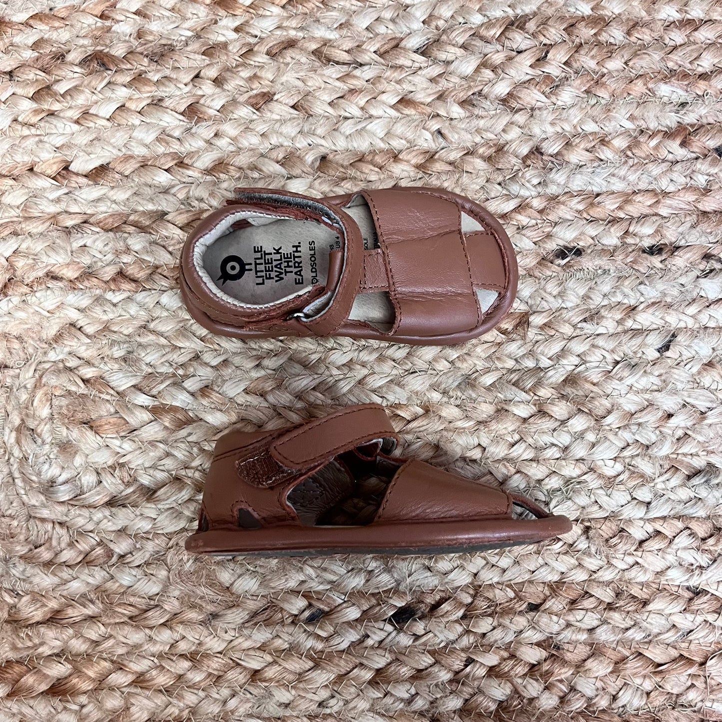 Brown Leather Lap Sandals