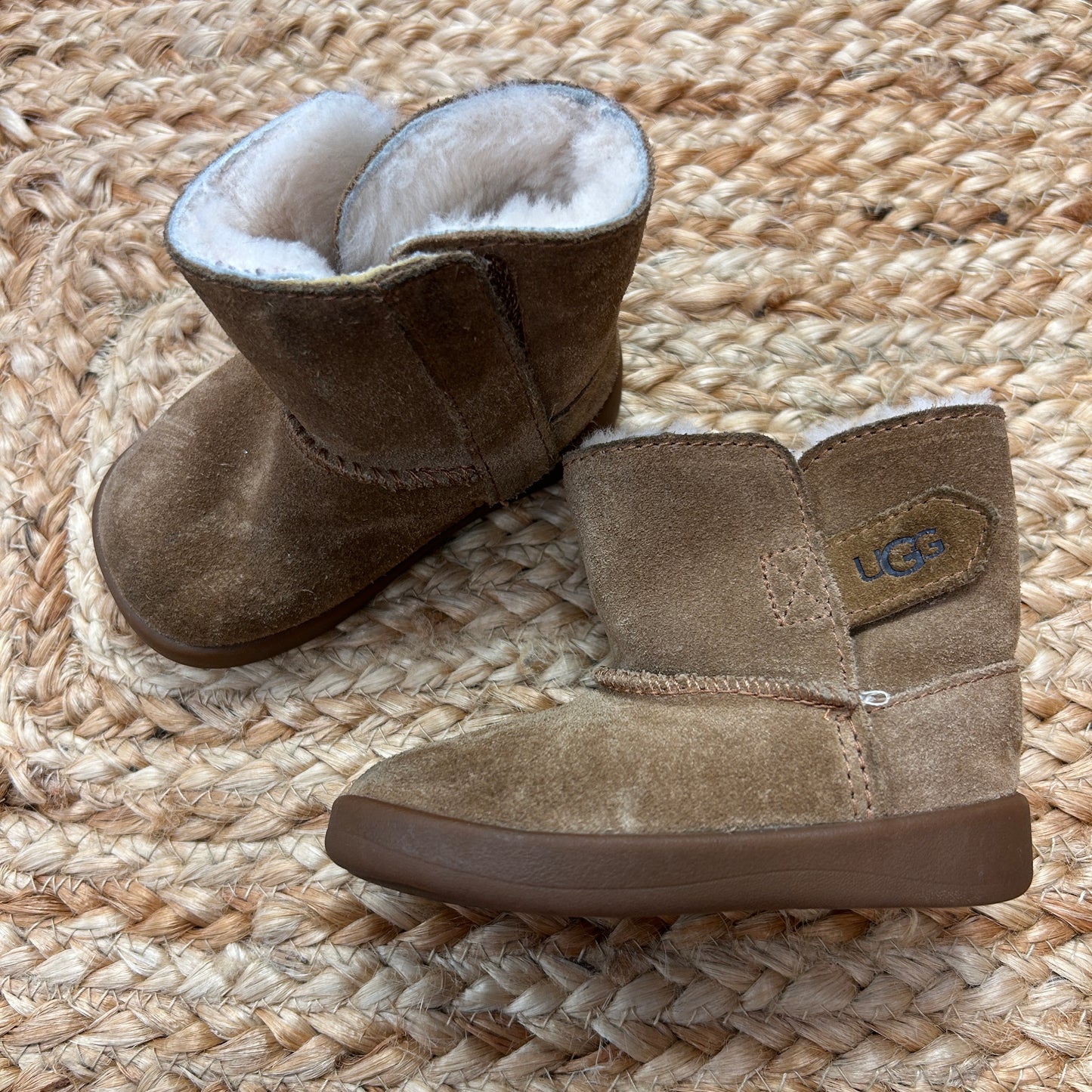 Brown Fluffy Booties