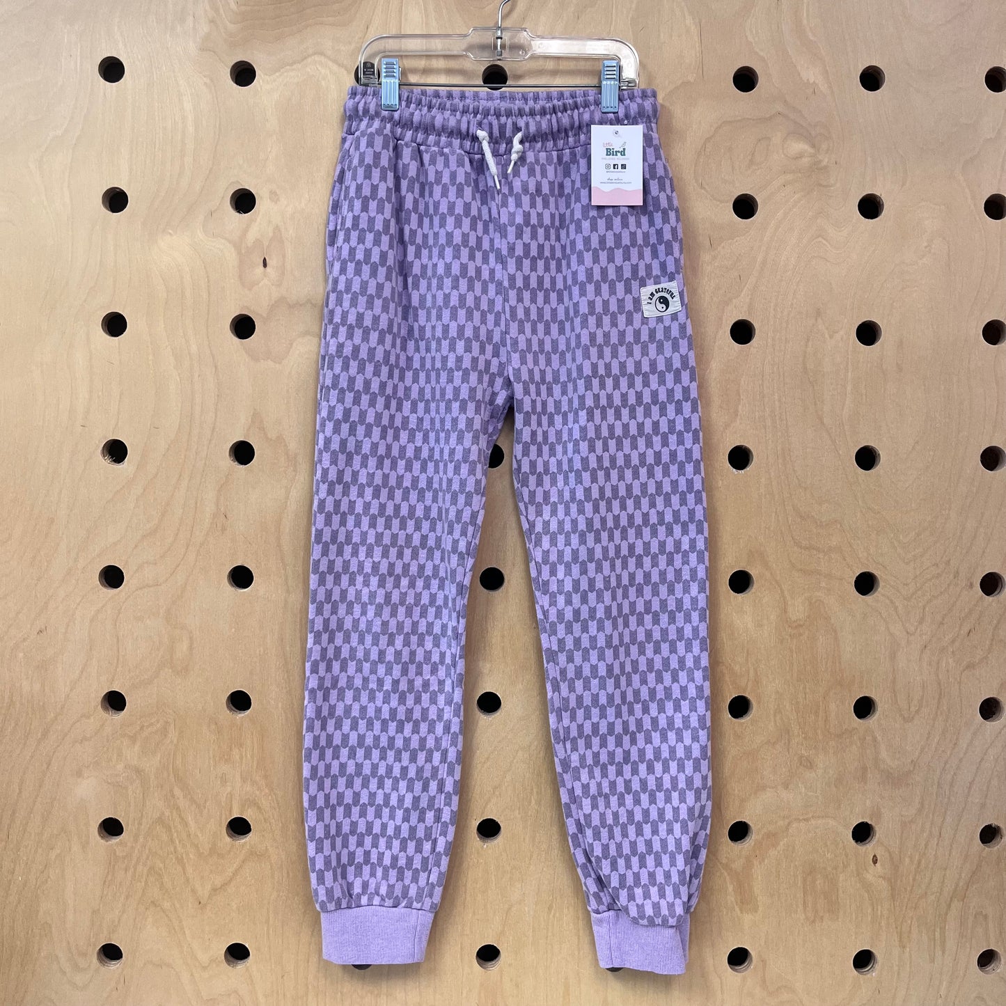 Purple I Am Grateful Joggers