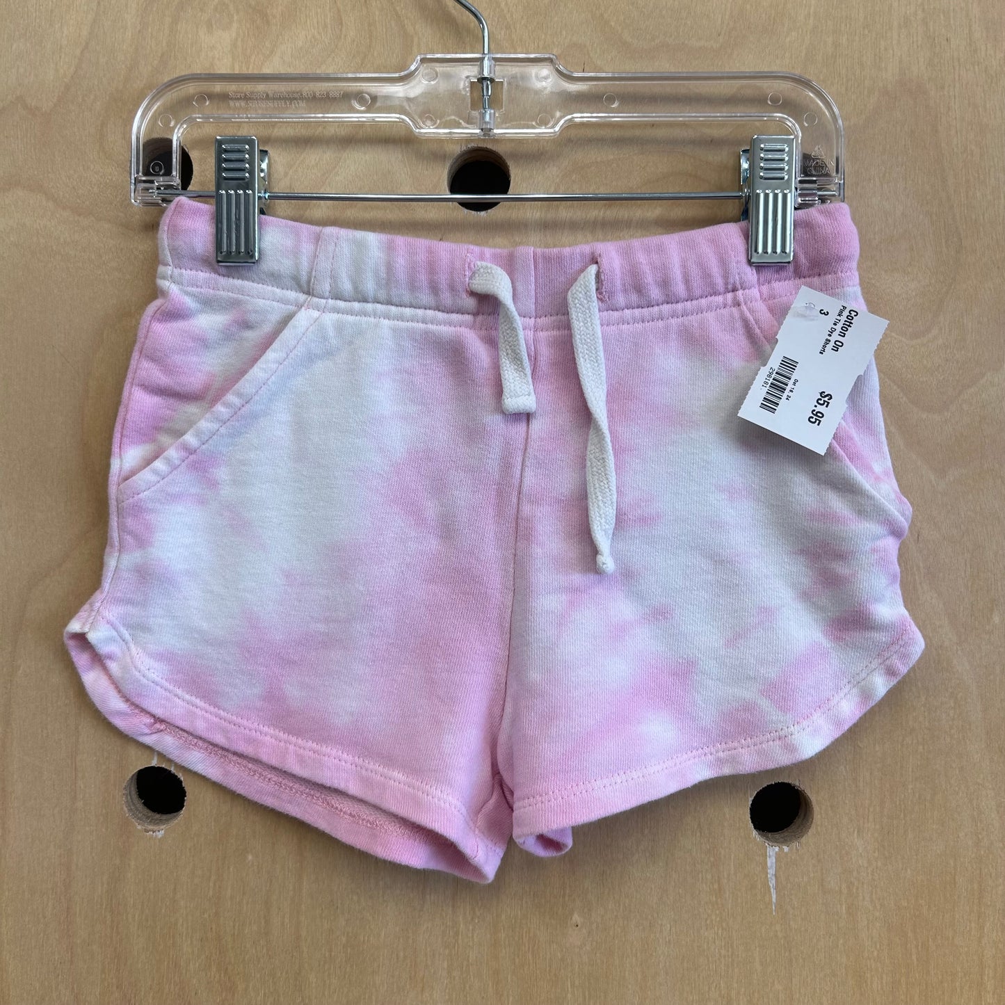 Pink Tie Dye Shorts