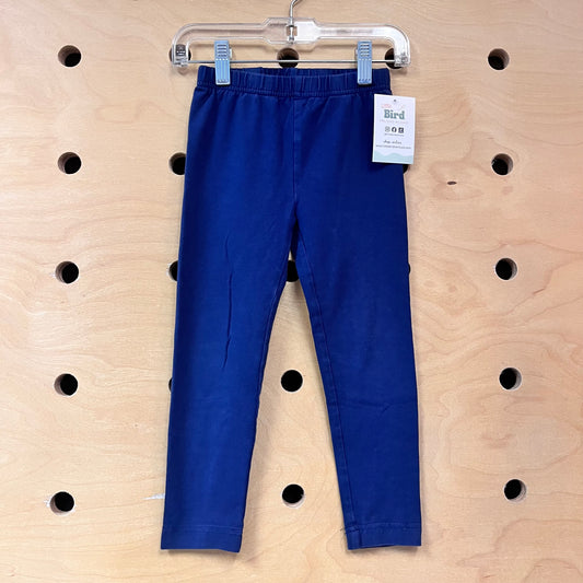 Navy Cotton Leggings