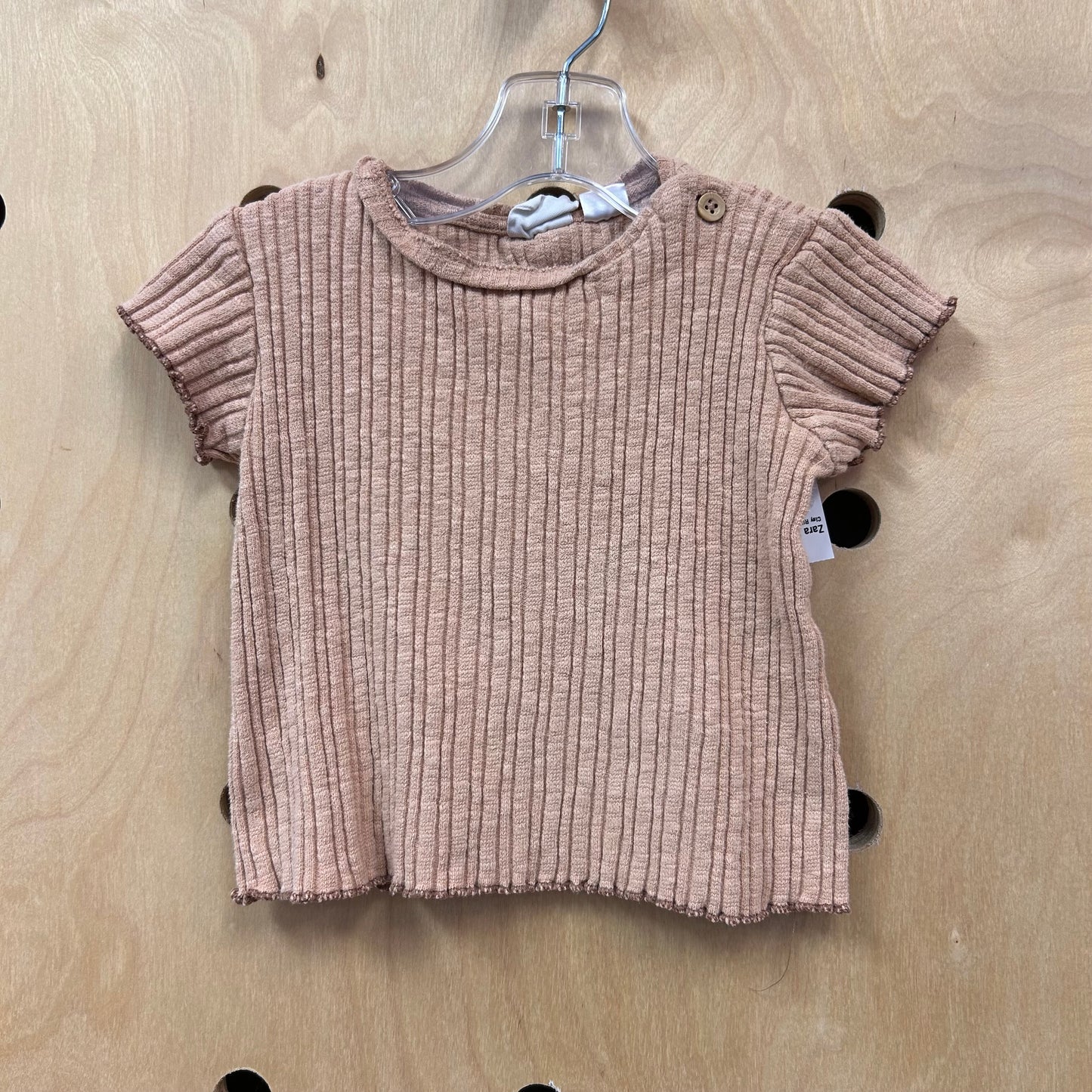 Clay Ribbed Top