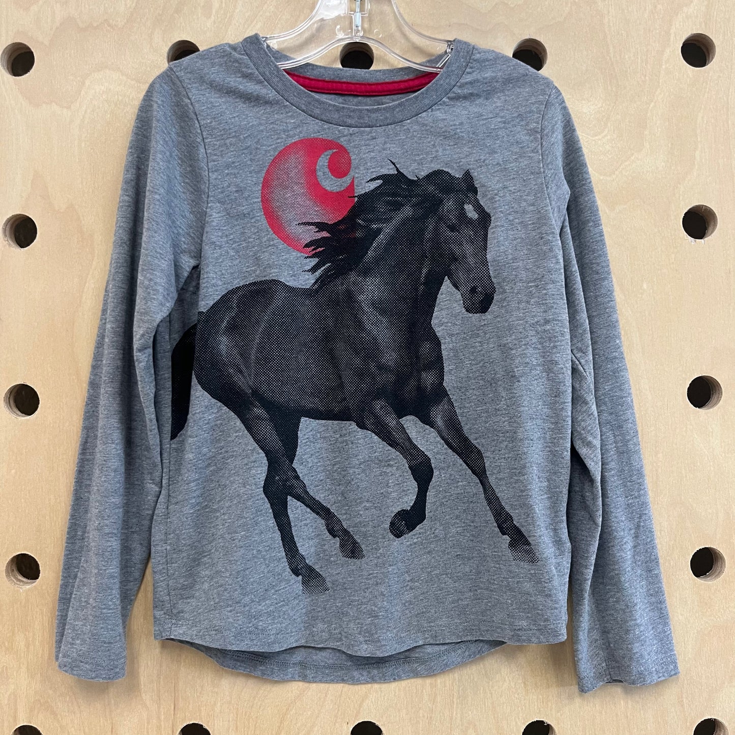 Grey Horses LS Tee