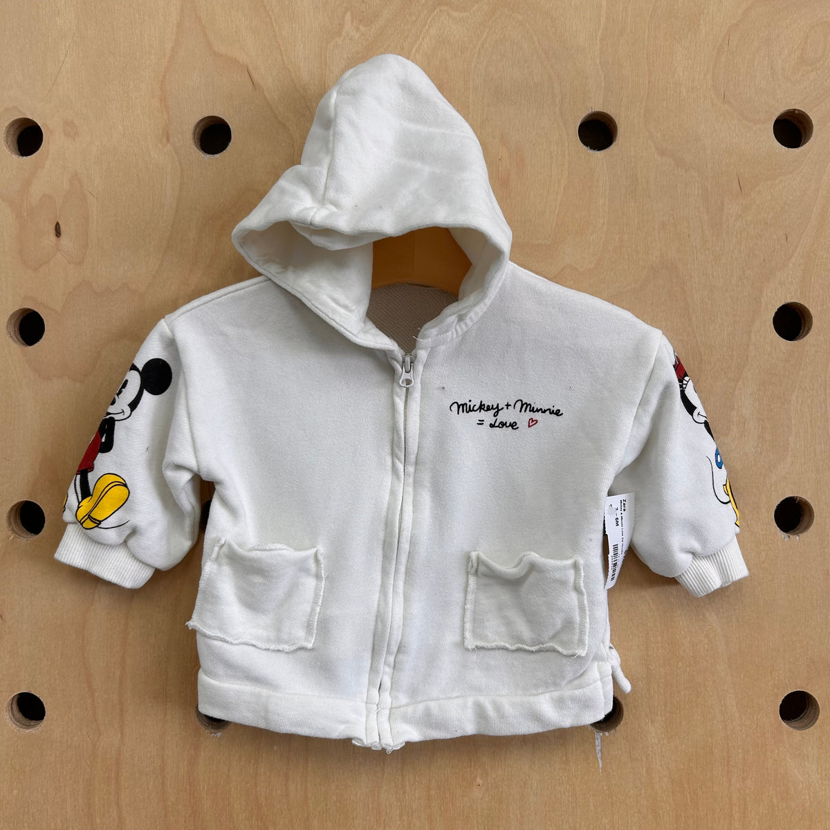 Mickey & Minnie Love Zip Hoodie