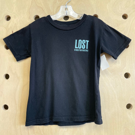 Black Surfing Skellie Tee