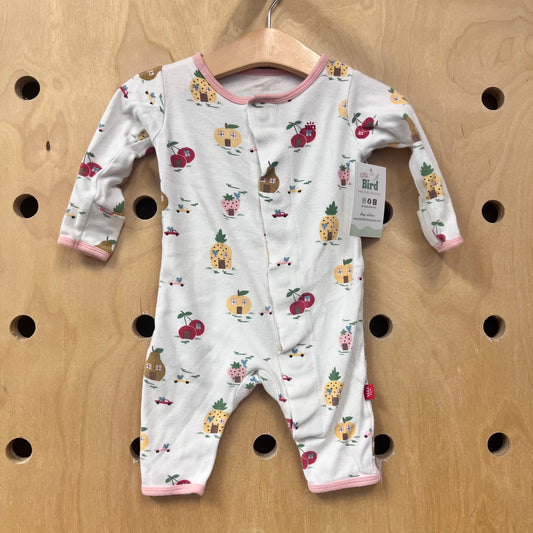 Magnetic Fruit Houses Romper