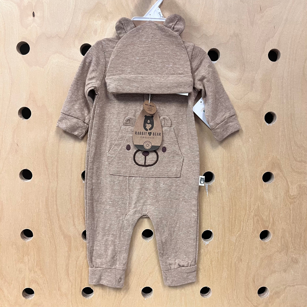 Organic Brown Bear Outfit NEW!