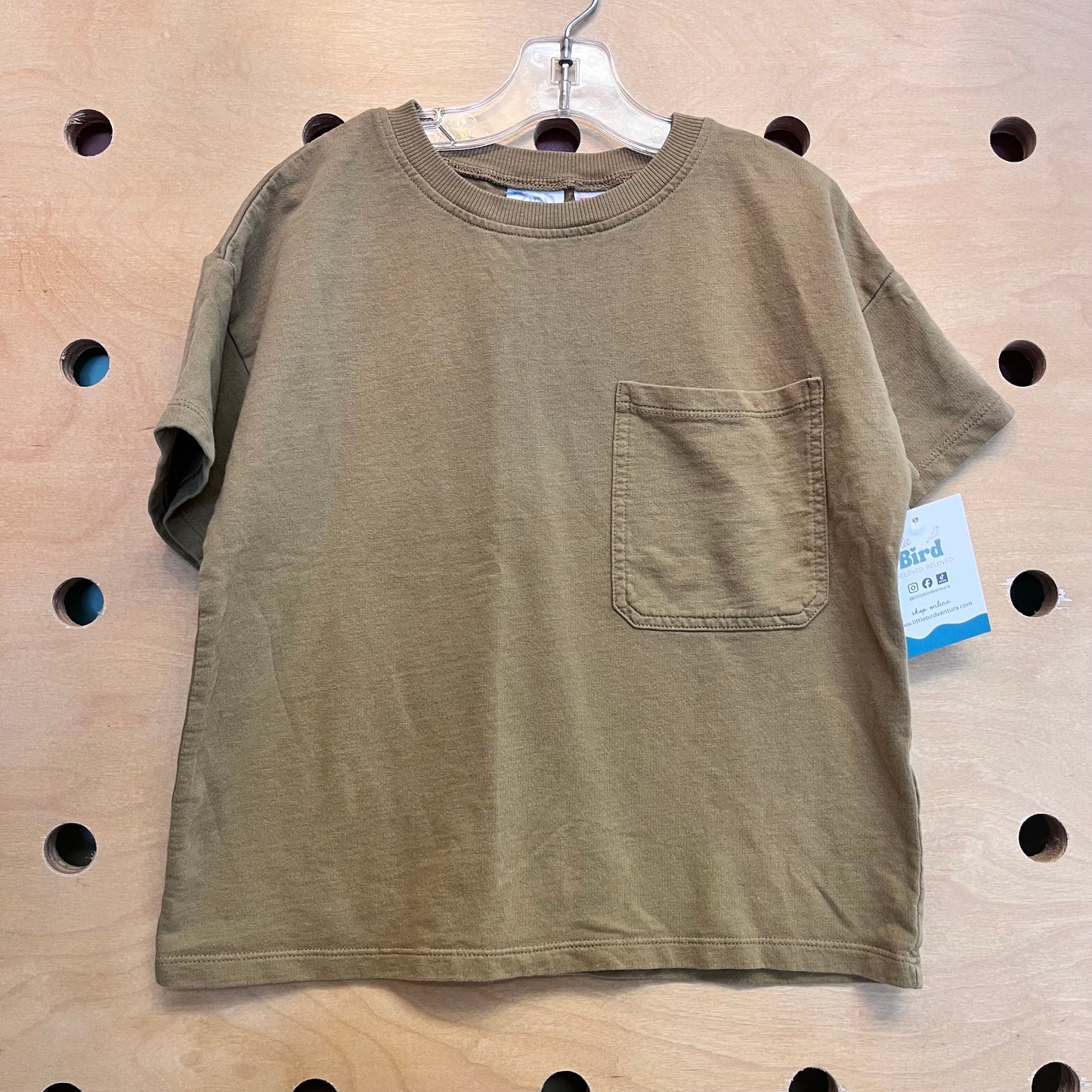 Olive Pocket Tee