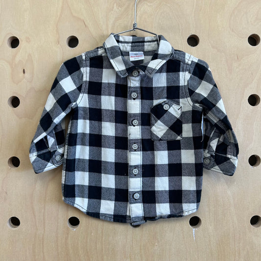 Cream+Black Flannel