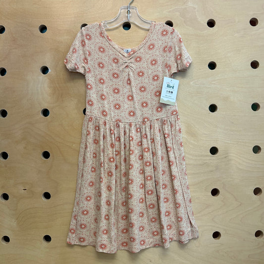 Peach Bamboo Sunburst Dress