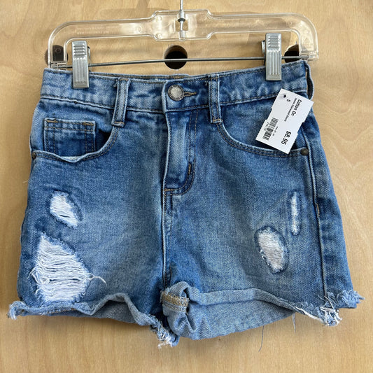 Denim Distressed Shorts