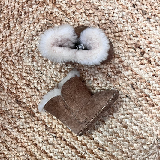 Brown Fluffy Boots
