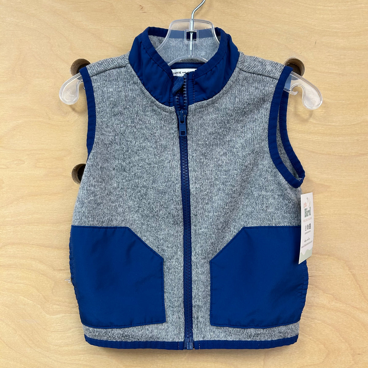 Blue & Grey Knit Vest