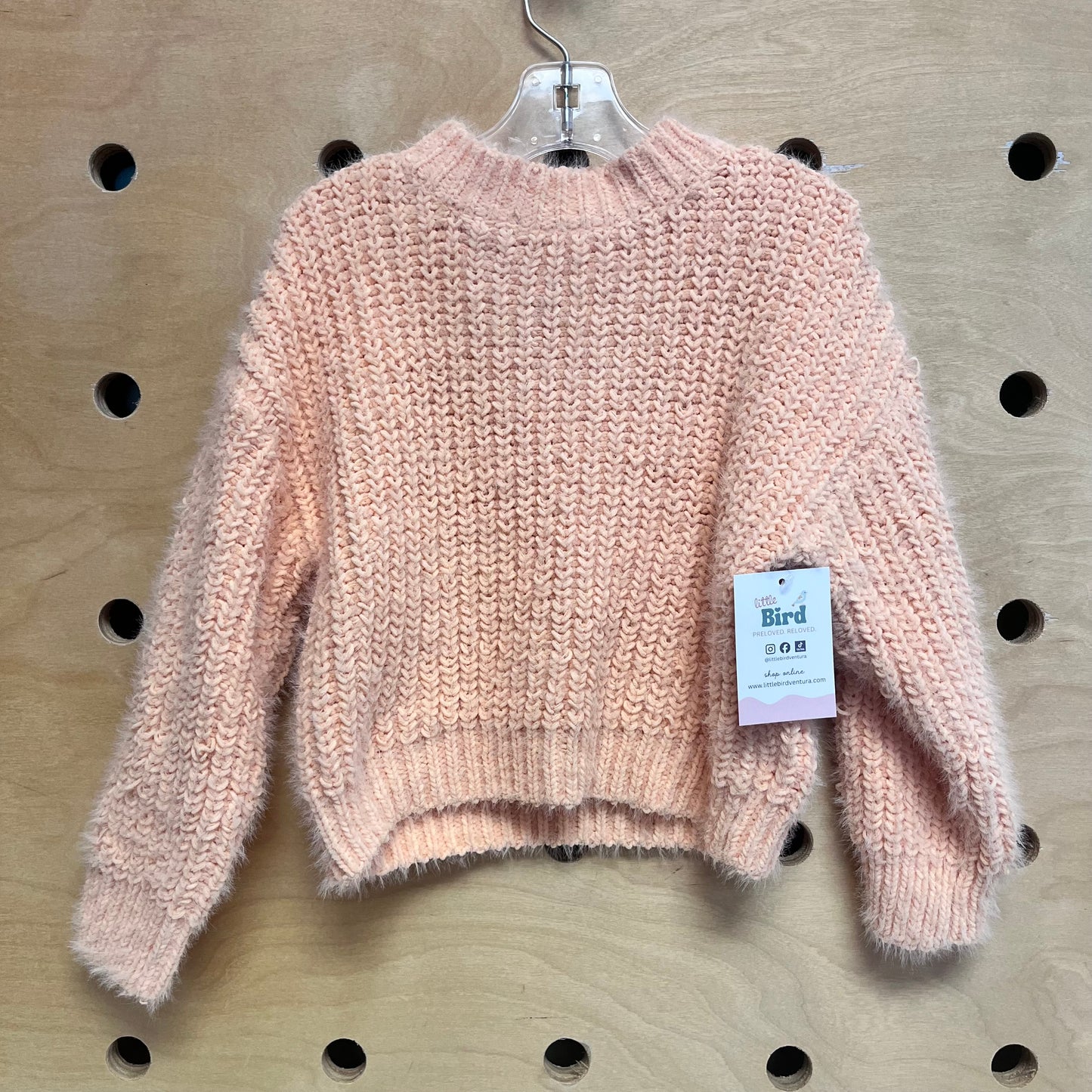 Peach Chunky Knit Sweater