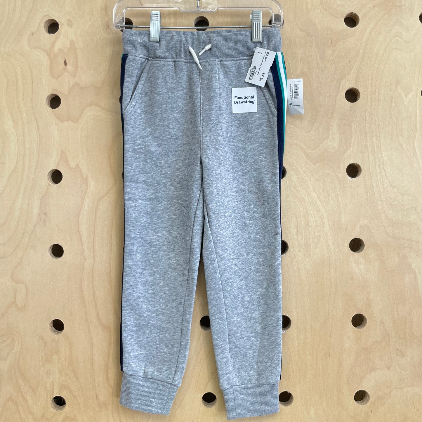 Grey Fleece Drawstring Joggers NEW!