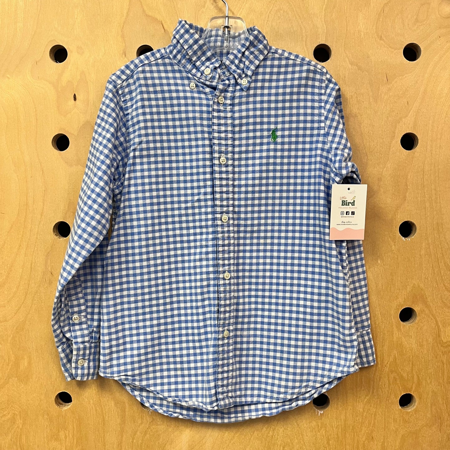 Blue Checkered Button Up