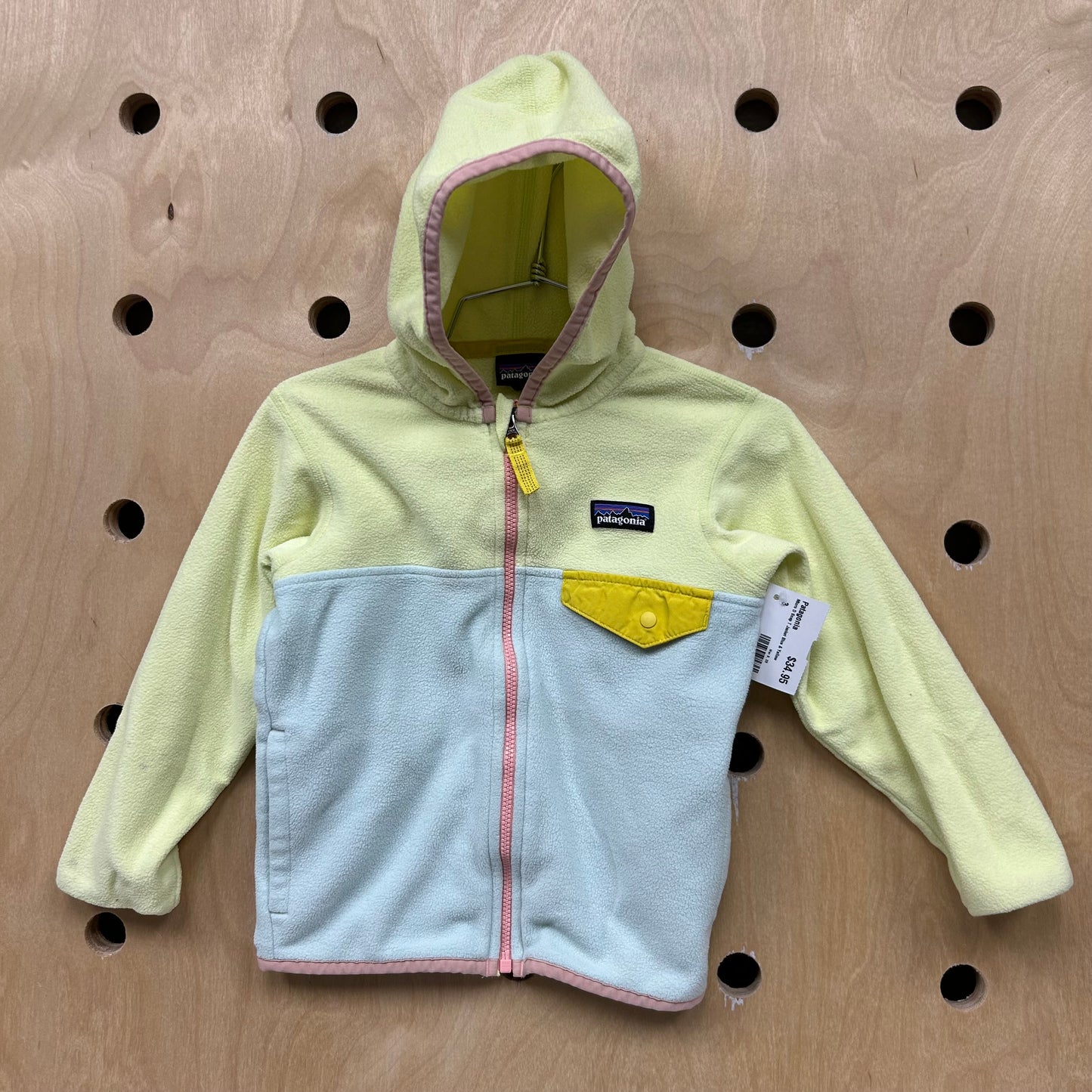 Micro D Snap T Jacket Blue & Yellow