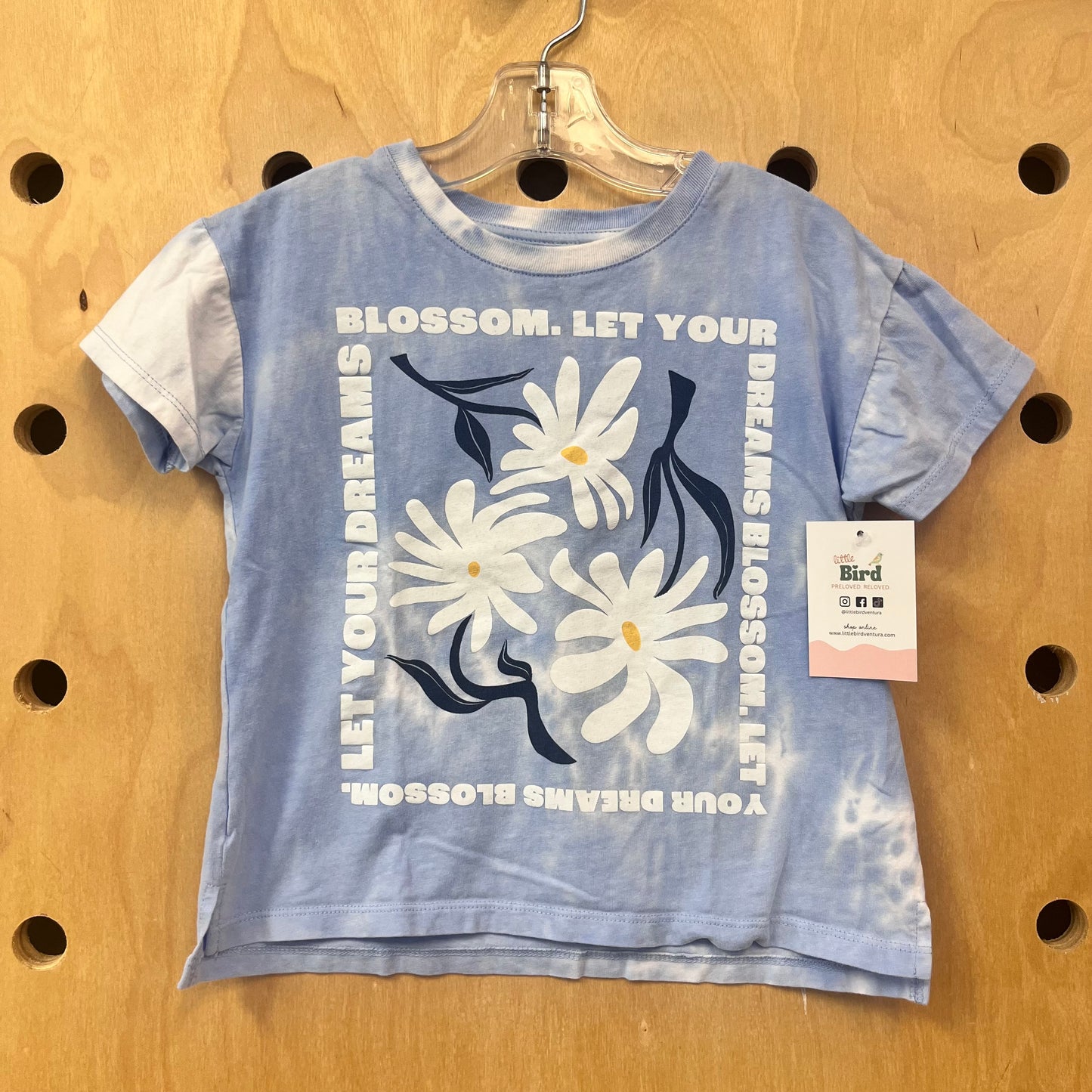 Blue Let You Dreams Blosson Tee