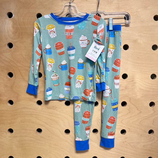 Mint Bamboo Coffees PJ's
