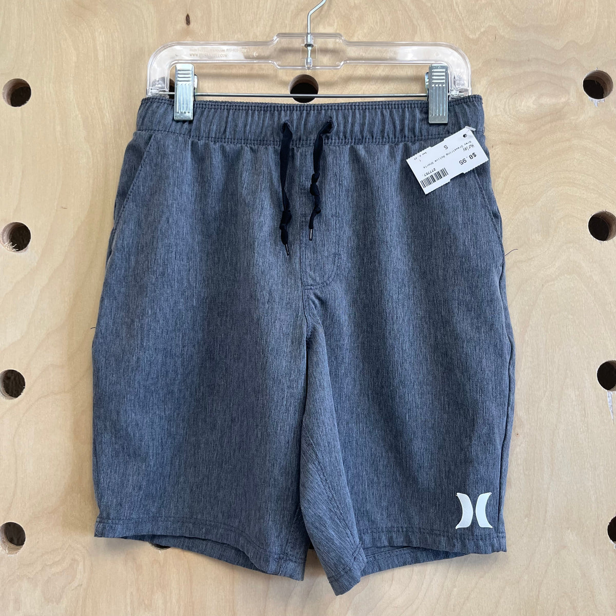 Grey Drawstring Active Shorts