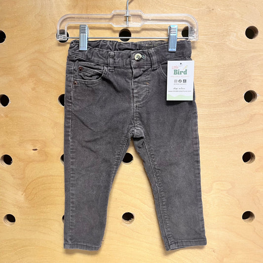 Grey Skinny Cords