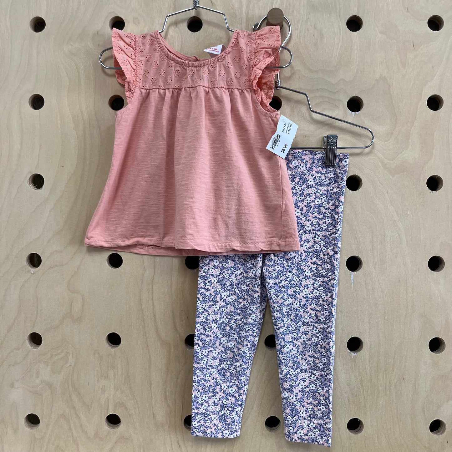 Coral & Blue Outfit