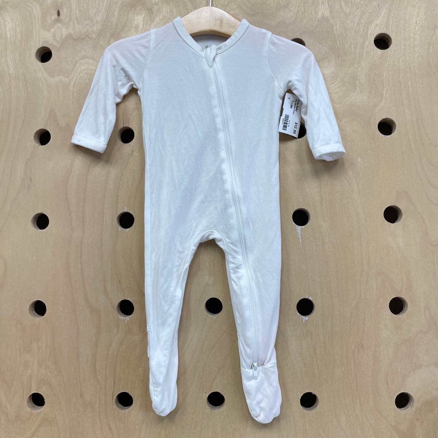 White Bamboo Footies