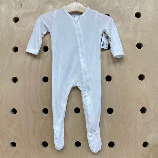 White Bamboo Footies