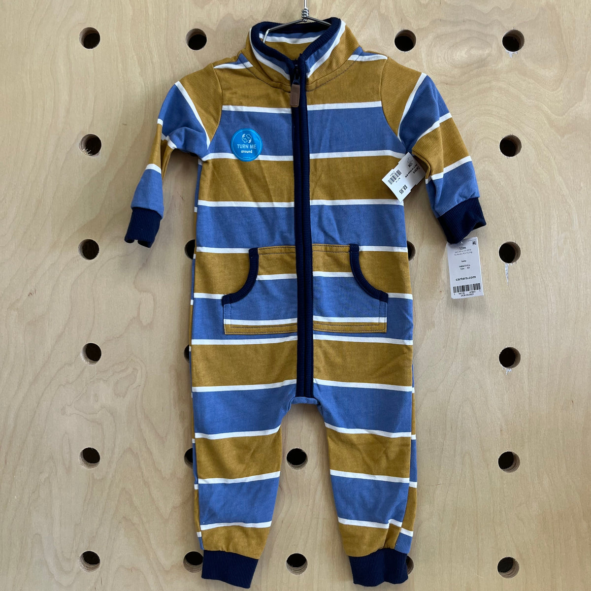 Blue & Tan Romper NEW!