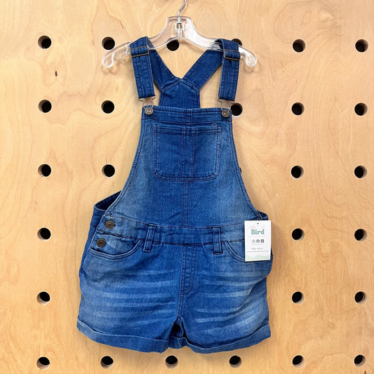 Cuffed Denim Shortalls