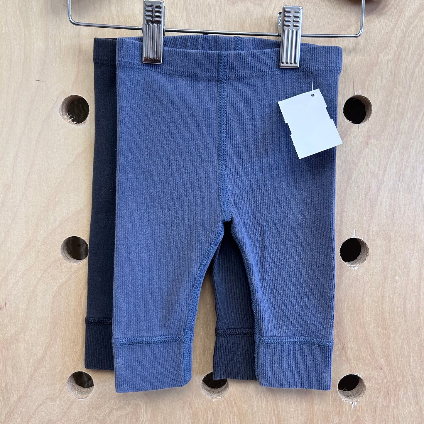 Blue & Dark Grey Leggings Set