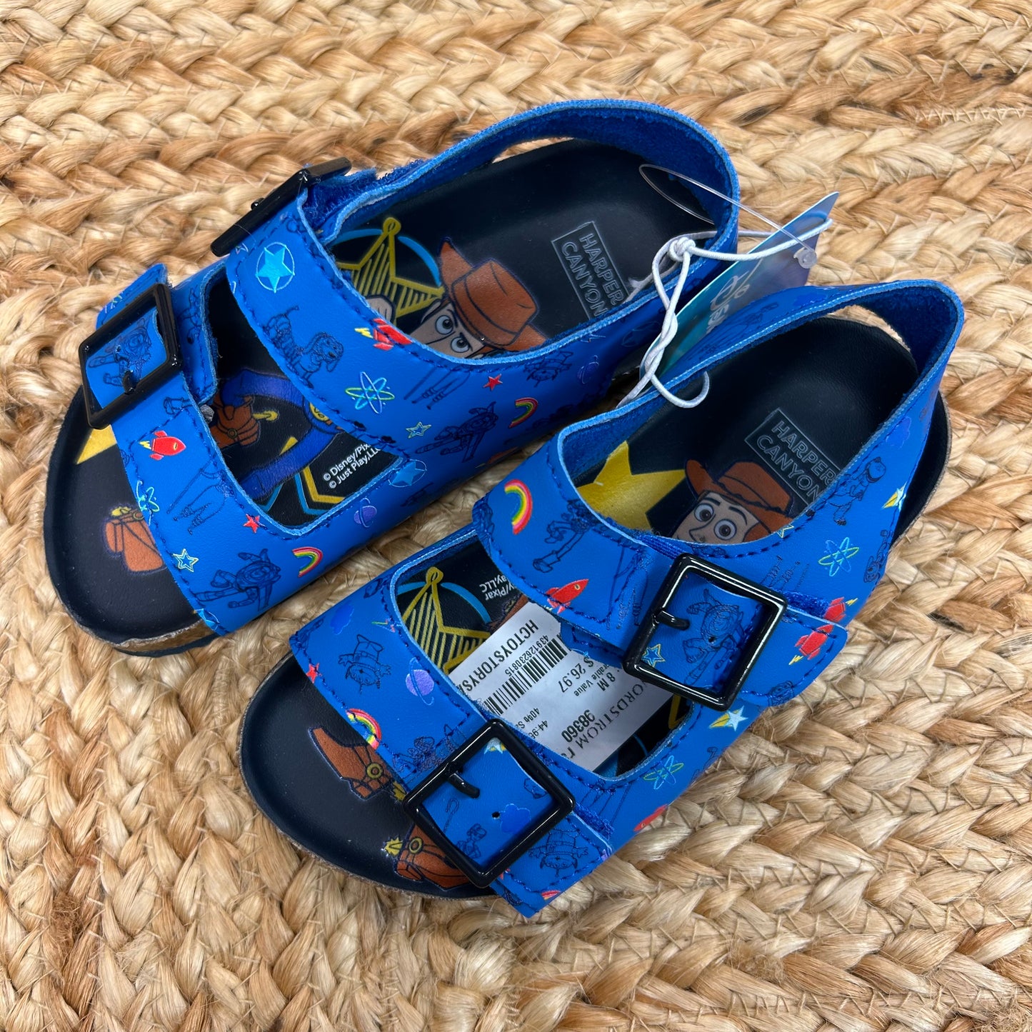 Blue Woody Buckle Sandals NEW!