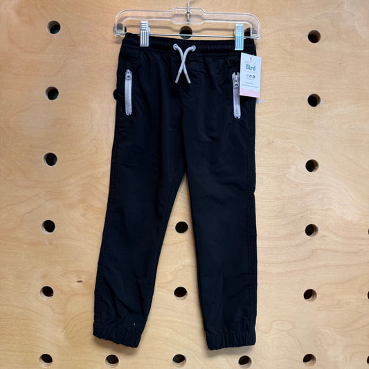 Black Zip Pocket Joggers