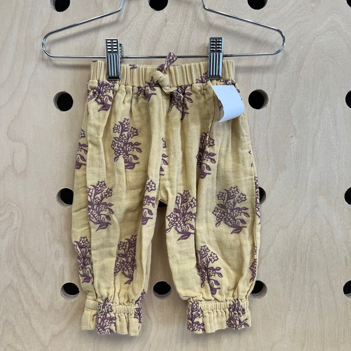Yellow & Purple Floral Pants