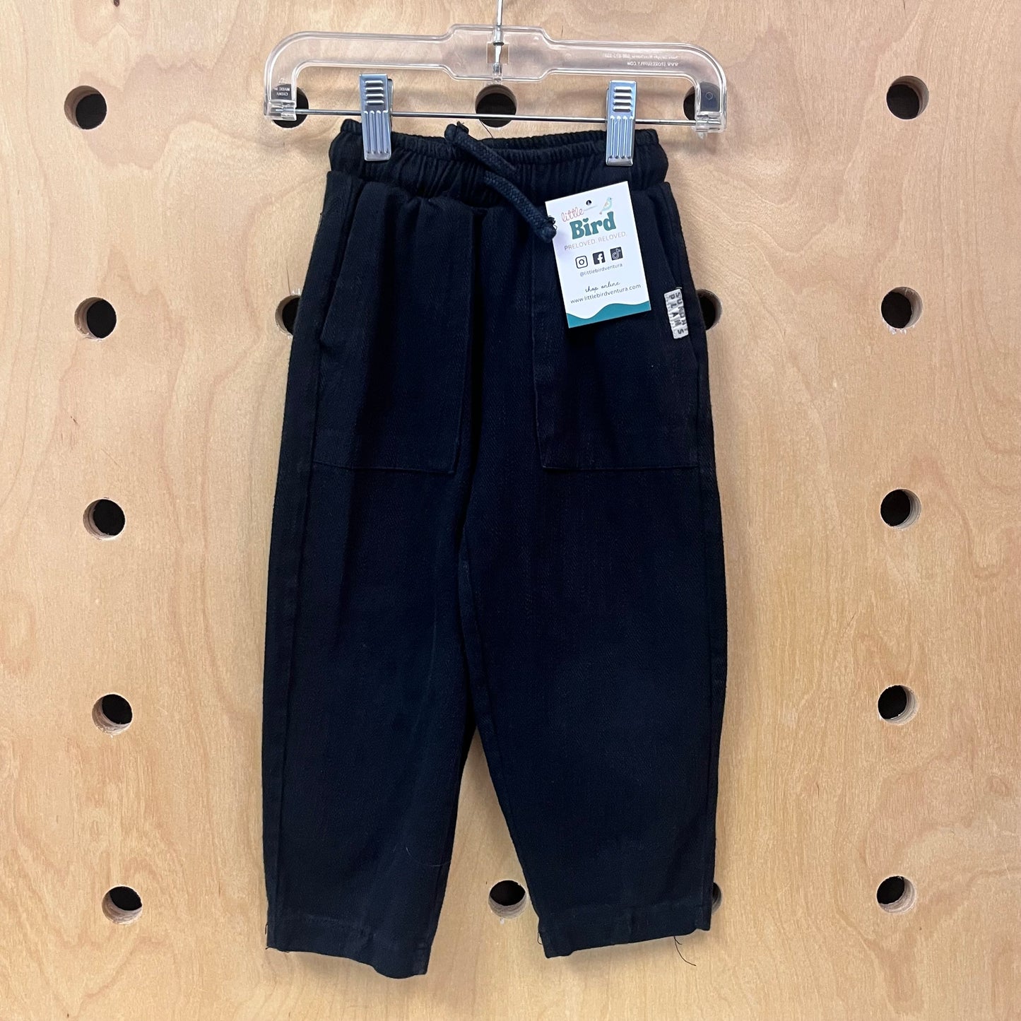 Black Drawstring Pants