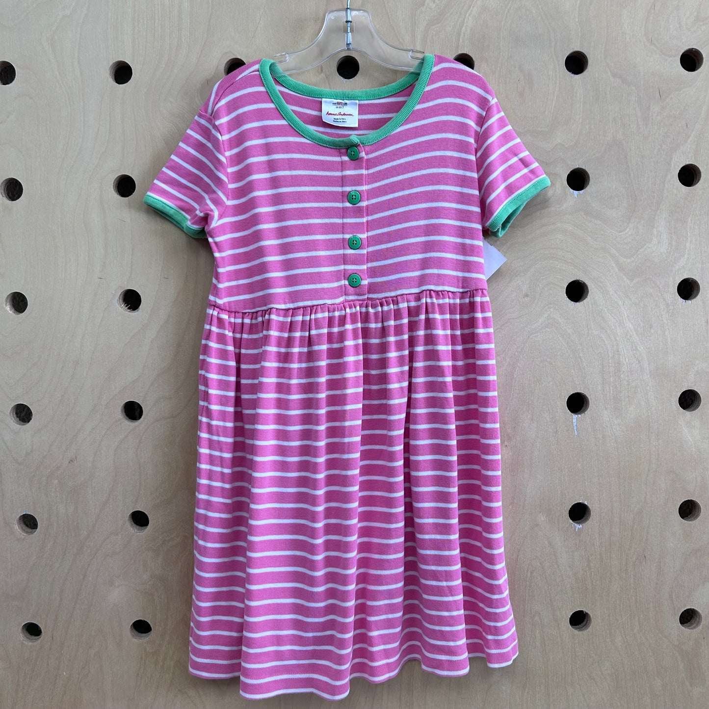 Pink Striped Dress