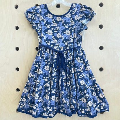 Blue Floral Market Dress