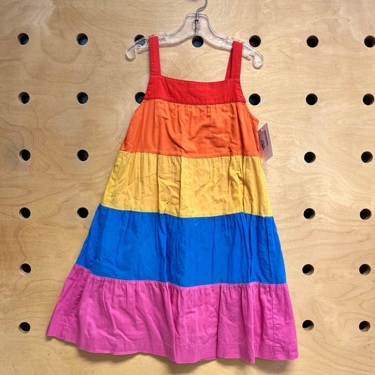 Multicolor Striped Block Dress